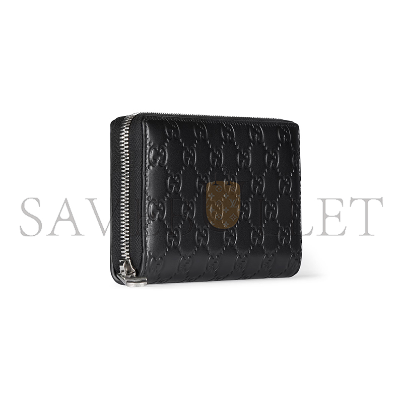 Gvc*1 gg emblem zip around wallet 860868 (19*10.5*2.5cm)